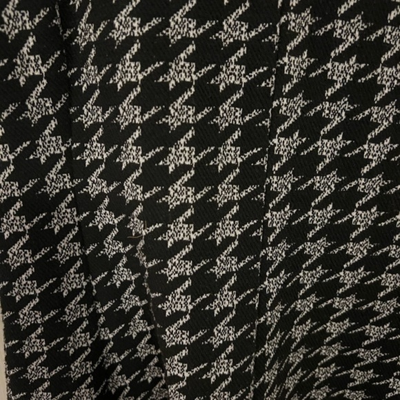 Grey and Black Houndstooth Short Winter Dress size Large - Picture 2 of 6